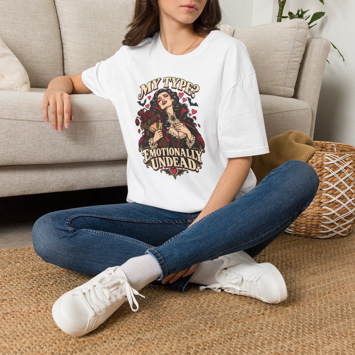 Emotionally Undead — Female Vampire shirt