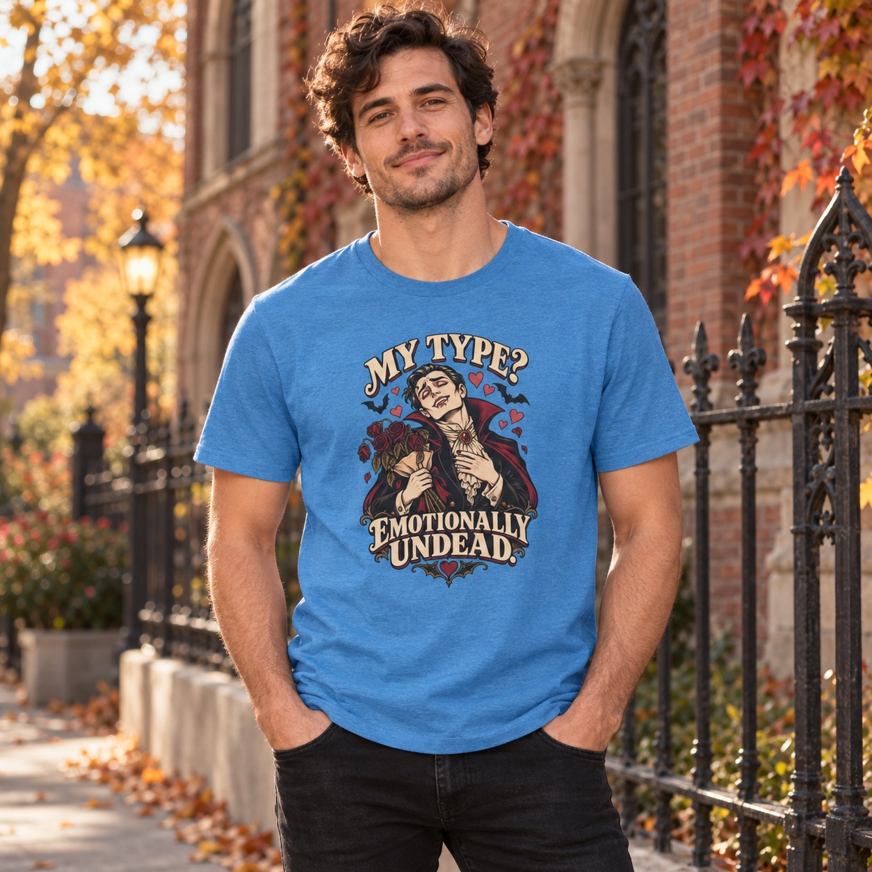 Emotionally Undead — Male Vampire shirt