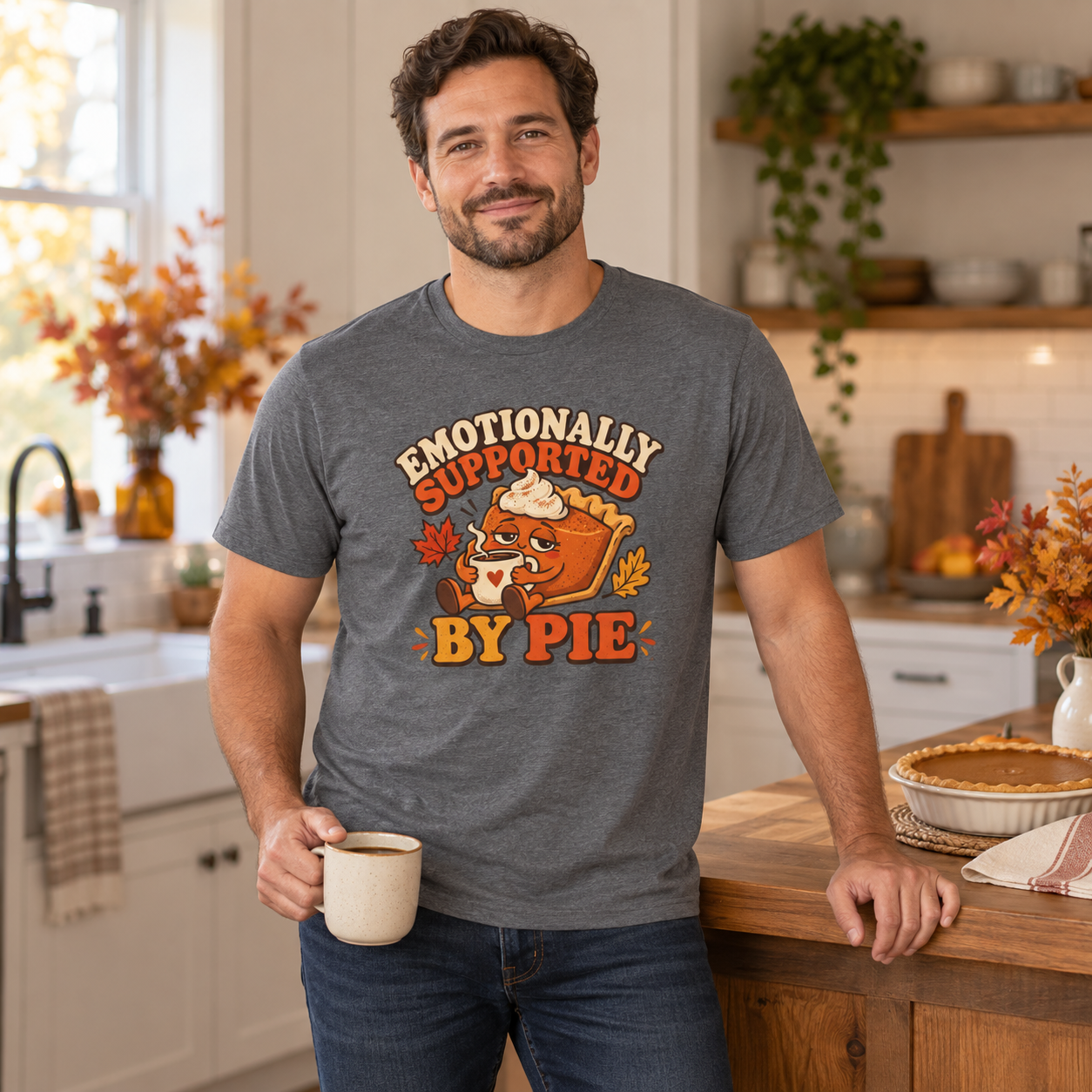 Emotionally Supported By Pie shirt