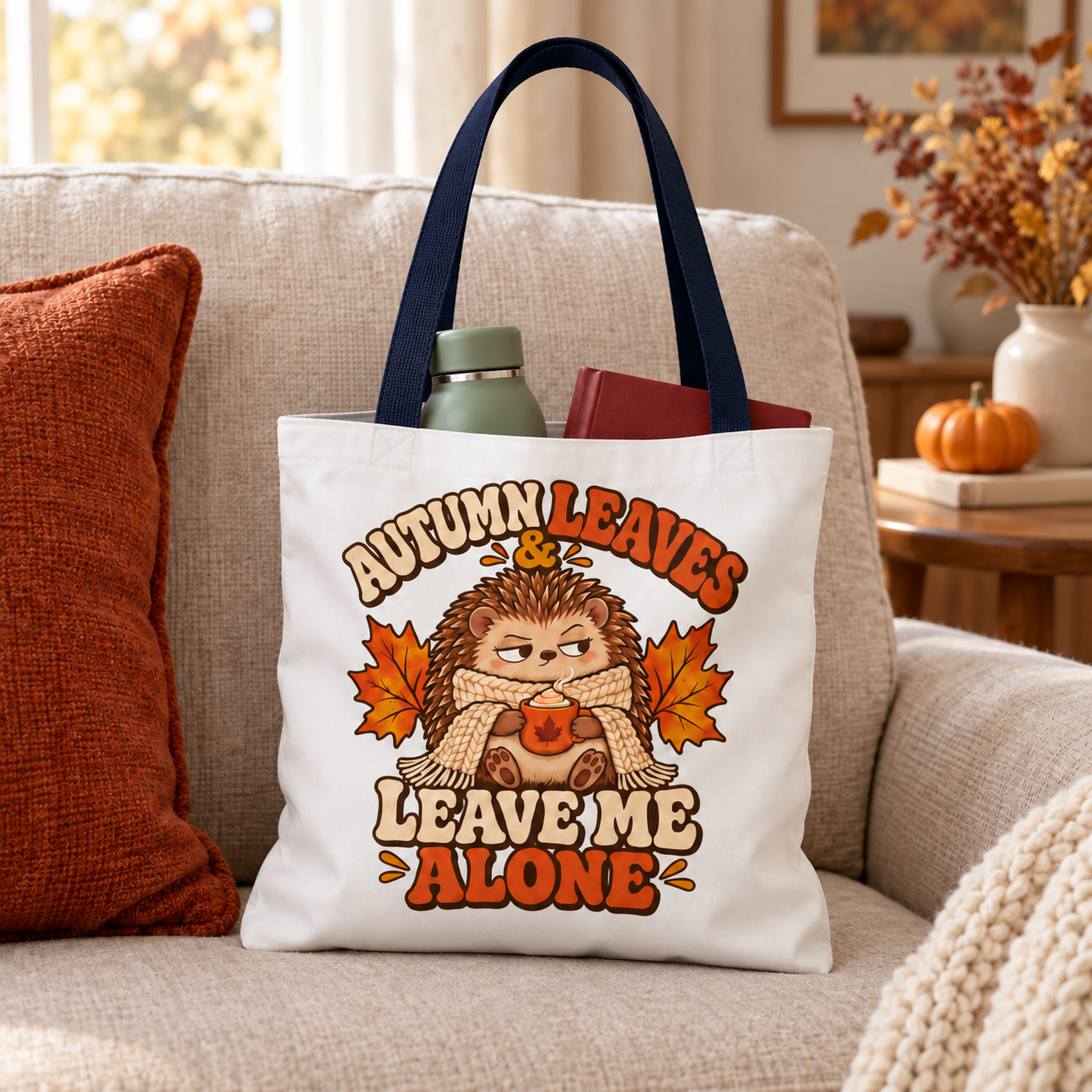 Autumn Leaves – Leave Me Alone Tote