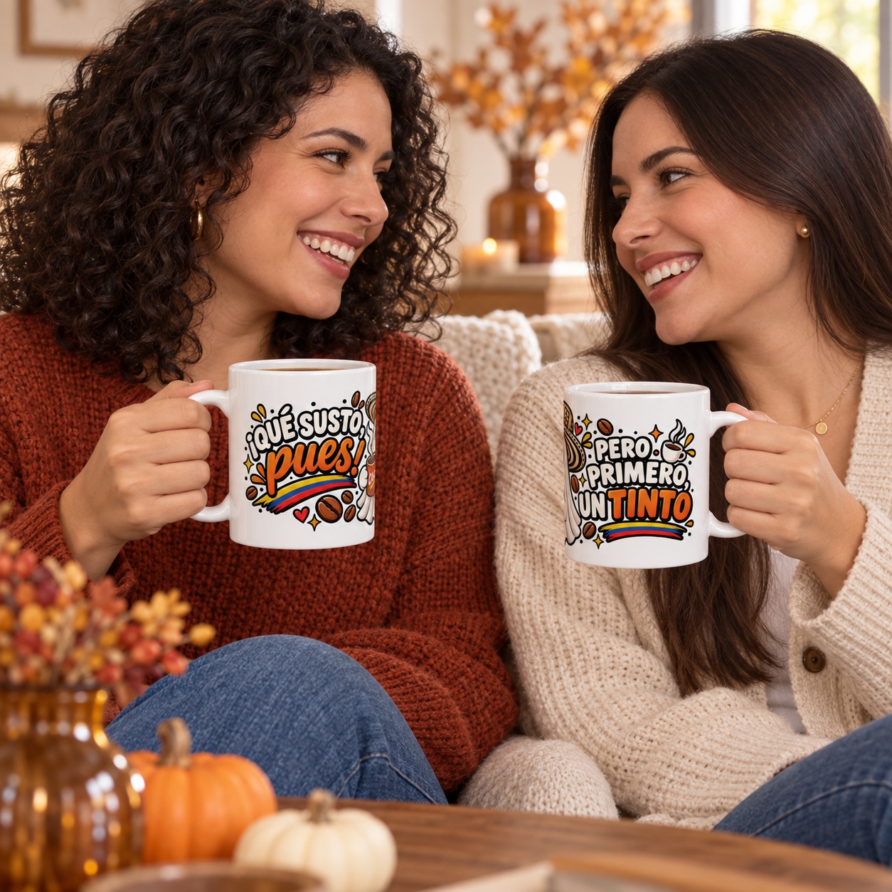 Qué Susto Pues mug