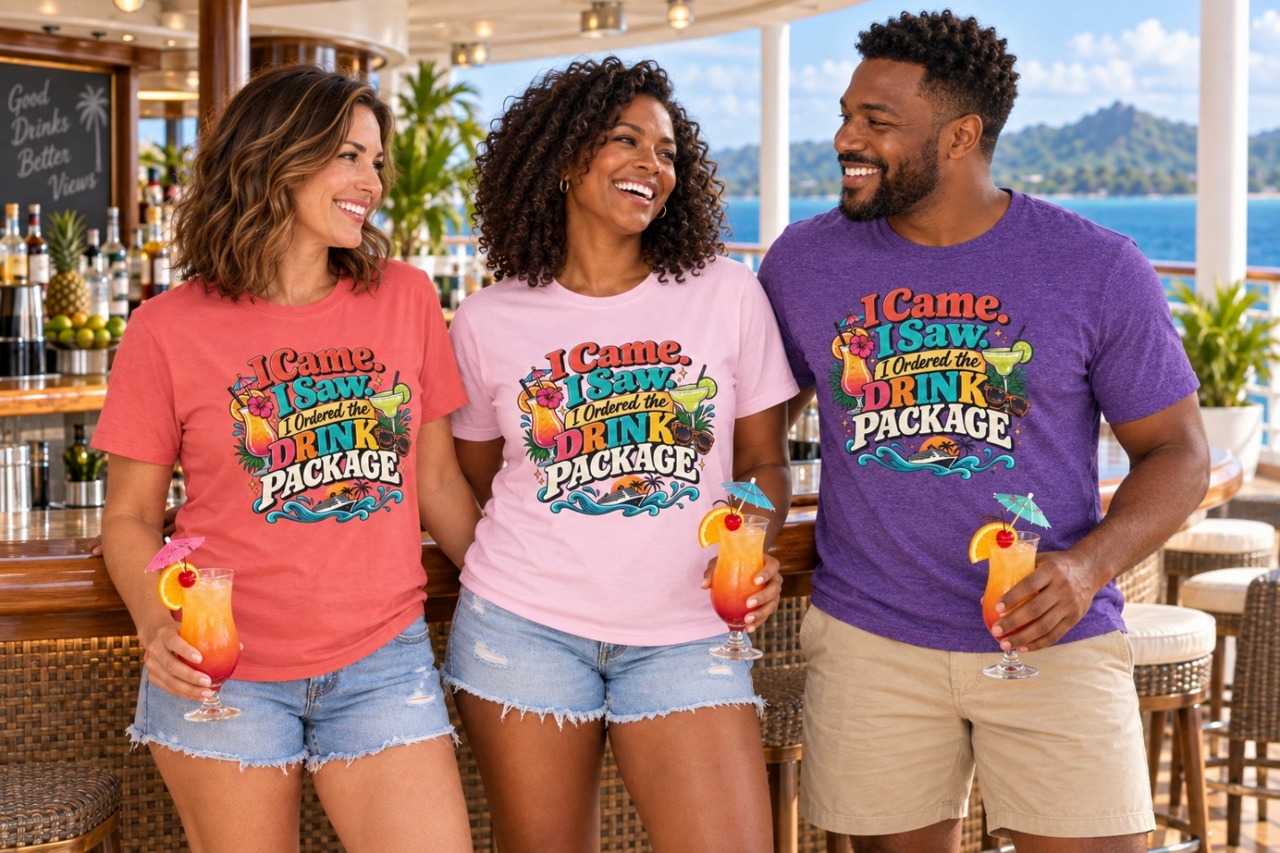I Came I Saw I Ordered The Drink Package shirt
