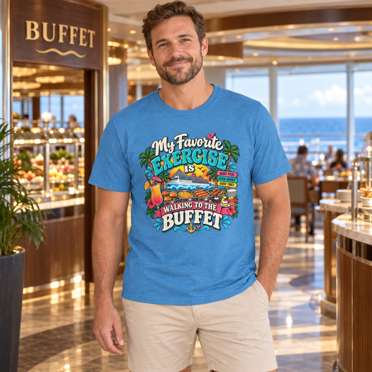 My Favorite Exercise Is Walking To The Buffet shirt