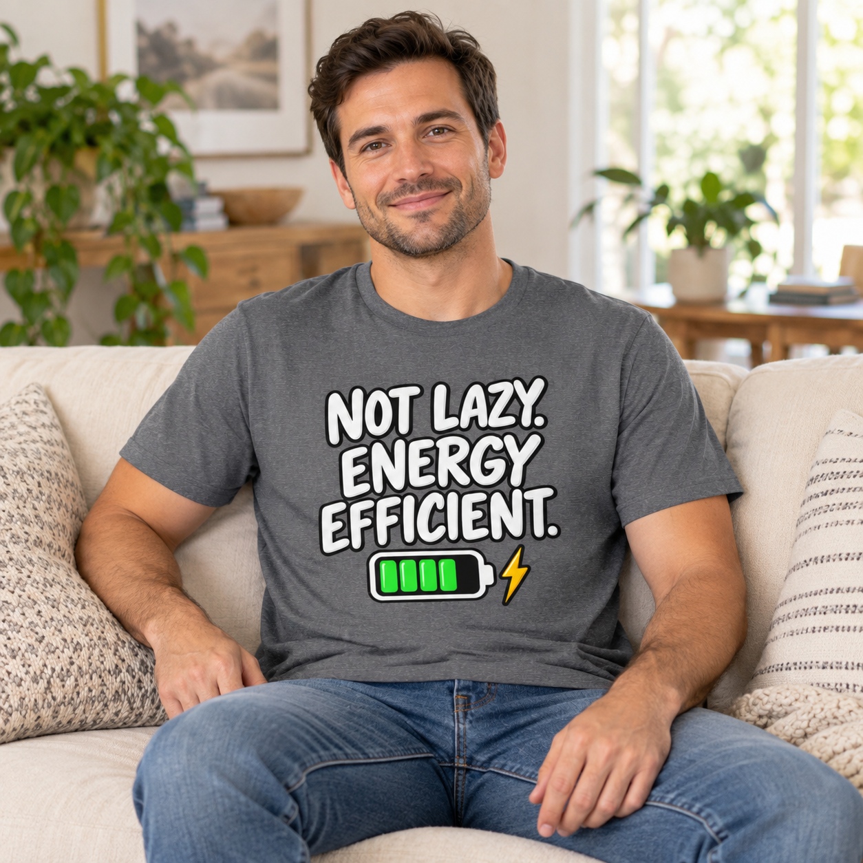 Not Lazy. Energy Efficient. shirt